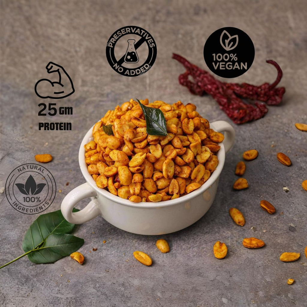 Spicy Masala Roasted Peanuts