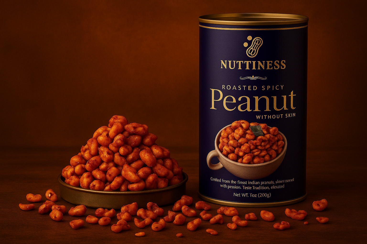 Spicy Masala Roasted Peanuts