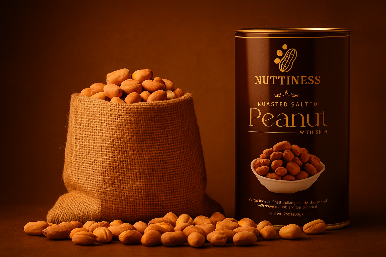 Roasted peanuts with Skin (Khari Sing)